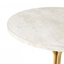 Стол журнальный Sheffilton SHT-CT12-1 артикул СЖ-114 золото/бетон хафит лм